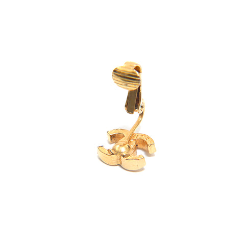 Chanel Coco Mark Earrings Gold P15969