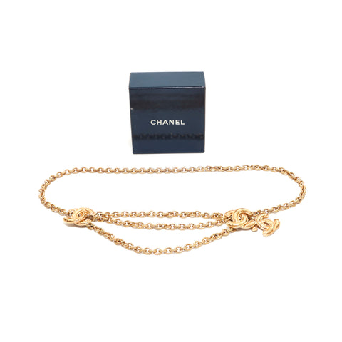 シャネル CHANEL ココマーク  ベルト ゴールド P15981