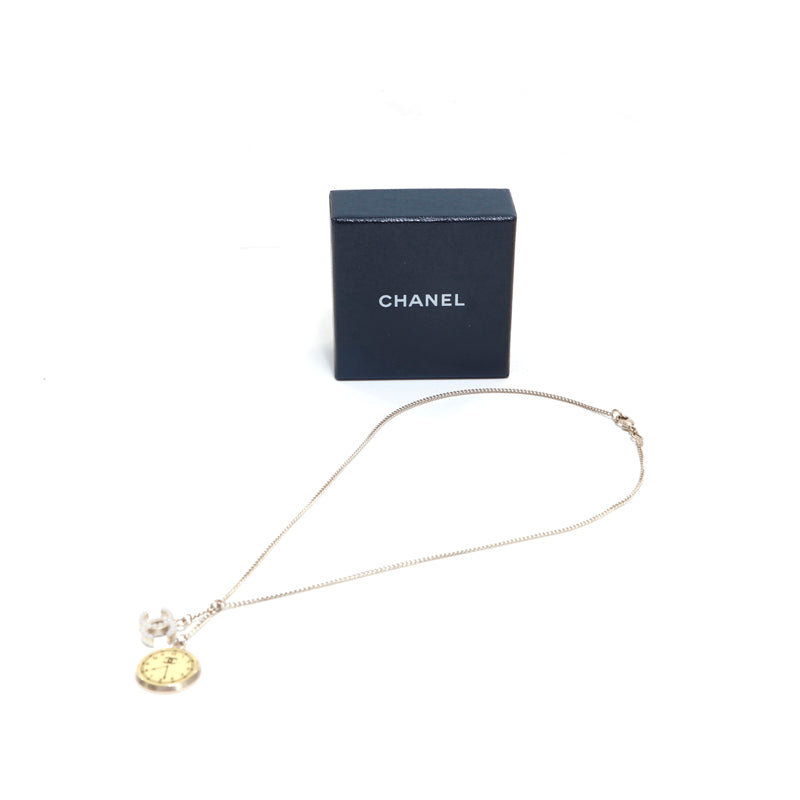 シャネル CHANEL ココマーク 時計モチーフ ネックレス ゴールド P15982 – NUIR VINTAGE