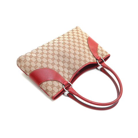 グッチ GUCCI GGキャンバス ハンドバッグ ブラウン P16009