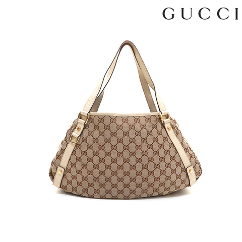 グッチ GUCCI GGキャンバス ハンドバッグ ブラウン P16020