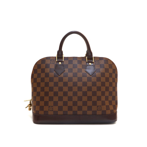 ルイ・ヴィトン LOUIS VUITTON アルマ ダミエ ハンドバッグ ブラウン P16035