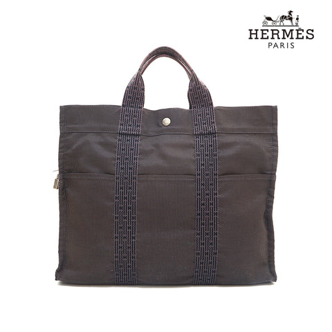 エルメス HERMES エールラインMM  ハンドバッグ グレー P16039