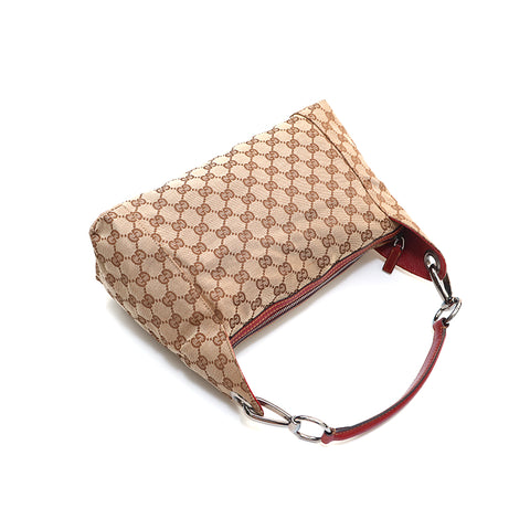 グッチ GUCCI GGキャンバス ハンドバッグ ブラウン P16050