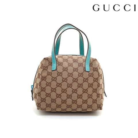 グッチ GUCCI GGキャンバス  ハンドバッグ ブラウン P16075