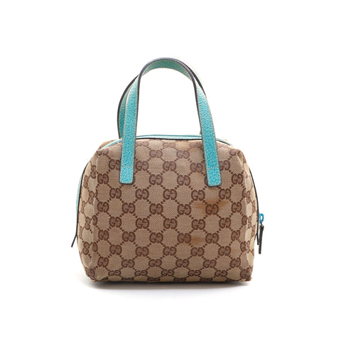 グッチ GUCCI GGキャンバス  ハンドバッグ ブラウン P16075