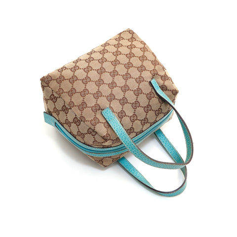 グッチ GUCCI GGキャンバス  ハンドバッグ ブラウン P16075