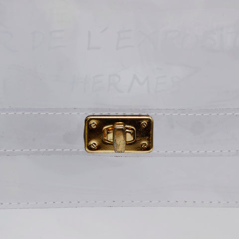 エルメス HERMES ビニールケリー ハンドバッグ クリア P16093