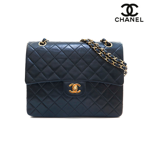 Chanel CHANEL Matelasse Coco Mark Shoulder Bag Leather Black P16116