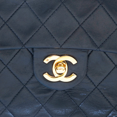 シャネル CHANEL ミニマトラッセ ココマーク ショルダーバッグ レザー ブラック P16122