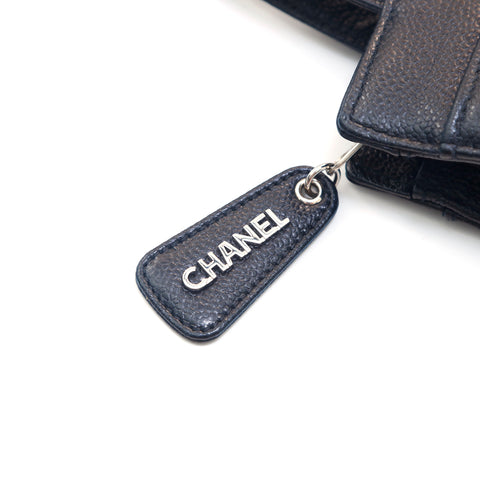 シャネル CHANEL キャビアスキン ココマーク トートバッグ レザー ブラック P16169