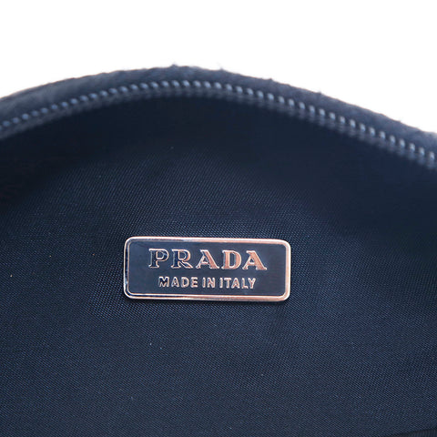 プラダ PRADA 三角ロゴ ナイロン ハンドバッグ ブラック P16182