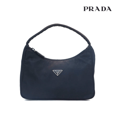 プラダ PRADA 三角ロゴ ナイロン ハンドバッグ ブラック P16182 – NUIR ...