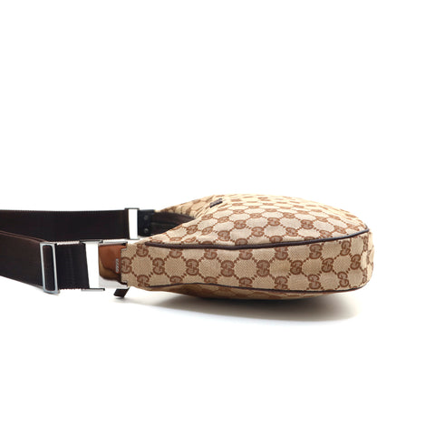 Gucci GG帆布肩带米色P16194