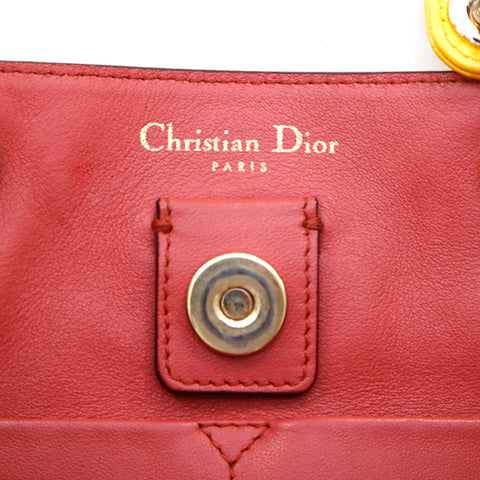 クリスチャンディオール Christian Dior ディオリッシモ 2way ショルダーバッグ イエロー P16243