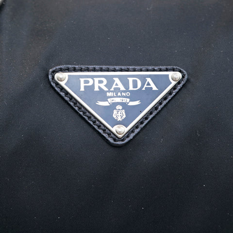 プラダ PRADA 三角ロゴ ナイロン ボストンバッグ ブラック P16254