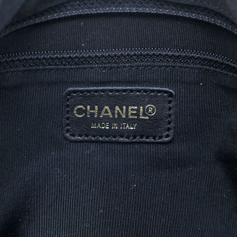 シャネル CHANEL チョコバー ココマーク ショルダーバッグ レザー カーキ P16257