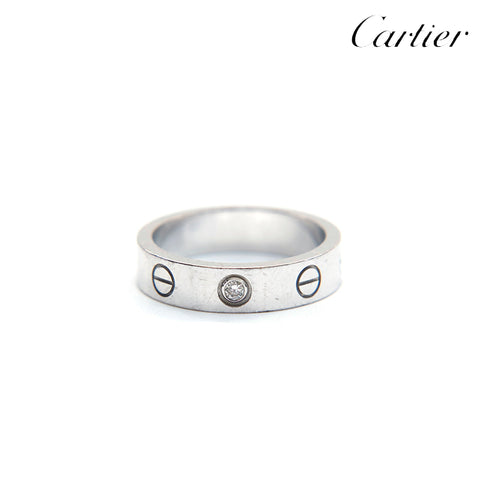 カルティエ CARTIER Au750 5.5g 46サイズ 6号 リング・指輪 シルバー P16275