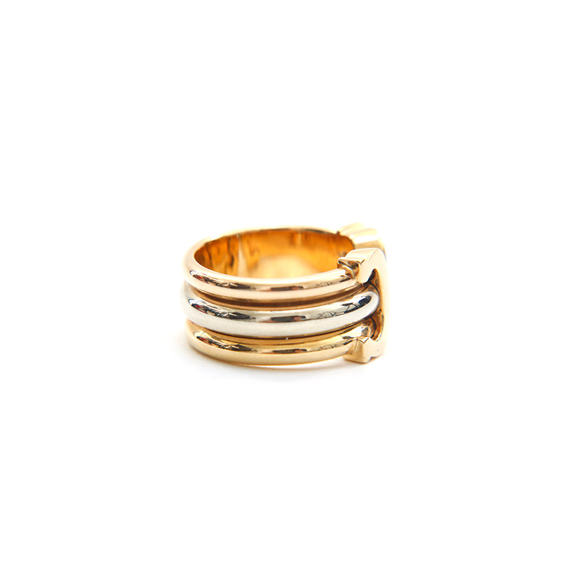 カルティエ CARTIER トリニティ スリーカラー Au 750 8.36g 48サイズ 8
