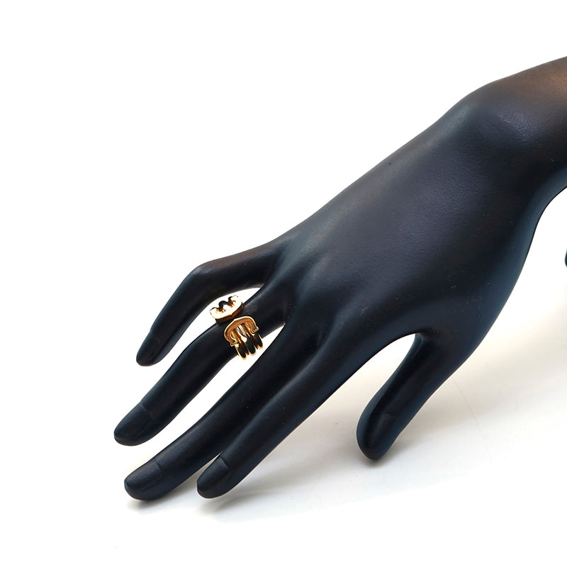 カルティエ CARTIER トリニティ スリーカラー Au 750 8.36g 48サイズ 8
