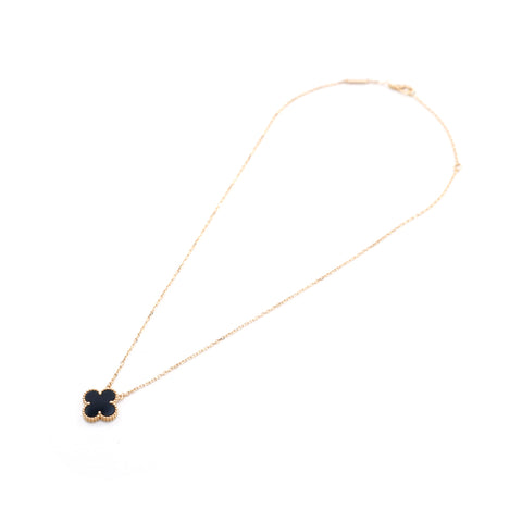 ヴァンクリーフアンドアーペル Van Cleef & Arpels アルハンブラオニキス Au750 5.35g  ネックレス ゴールド P16280