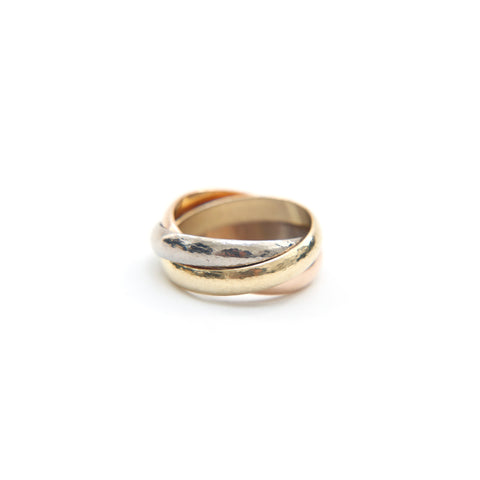 Cartier Trinity 750 8.0g Size 50 Size 10 Ring Gold P16284