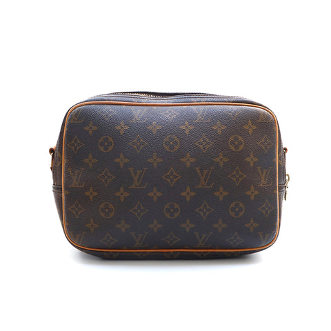 ルイ・ヴィトン LOUIS VUITTON リポーター モノグラム ショルダーバッグ ブラウン P16306