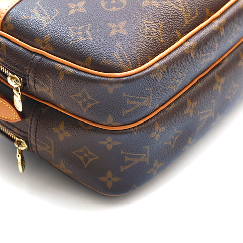 ルイ・ヴィトン LOUIS VUITTON リポーター モノグラム ショルダーバッグ ブラウン P16306