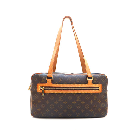 ルイ・ヴィトン LOUIS VUITTON シテGM モノグラム ハンドバッグ ブラウン P16324