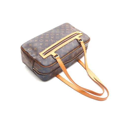 ルイ・ヴィトン LOUIS VUITTON シテGM モノグラム ハンドバッグ ブラウン P16324