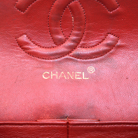 Chanel Chanel Matelasse Double rabat à rabat à volet Sac à épaule noire P16329