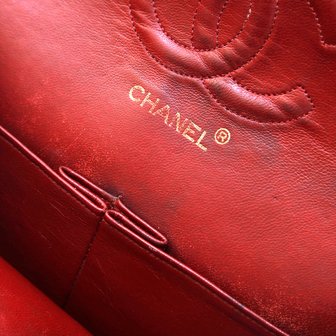 Chanel Chanel Matelasse Double rabat à rabat à volet Sac à épaule noire P16329