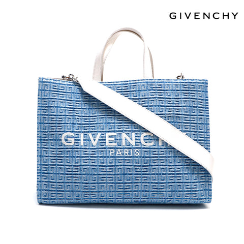 Givenchy Givenchy Logo 2way Hand Sac à main Denim bleu P16365