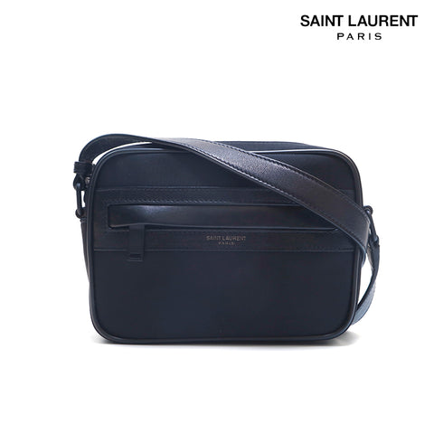 Saint Laurent Paris logo camera bag shoulder bag black P16367