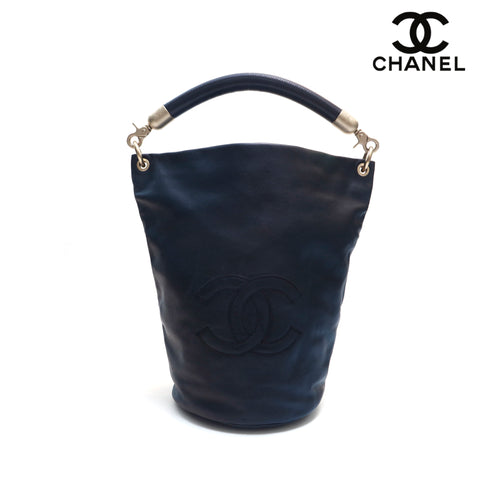 シャネル CHANEL ココマーク ミニバケット ハンドバッグ レザー ブラック P16375 – NUIR VINTAGE