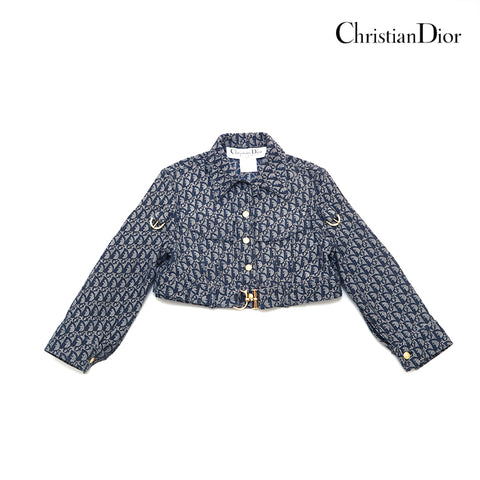 クリスチャンディオール Christian Dior トロッター ジャケット ネイビー P16389