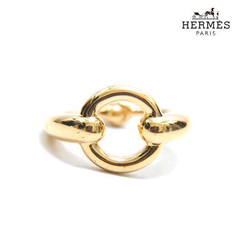 エルメス HERMES スカーフリング 63サイズ 23号 リング・指輪 ゴールド P16396