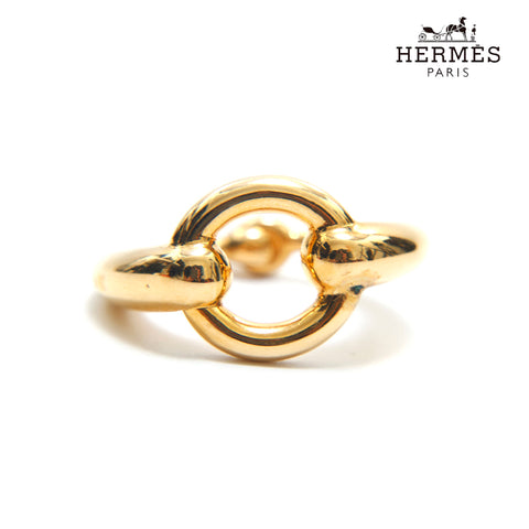 エルメス HERMES スカーフリング 63サイズ 23号 リング・指輪 ゴールド