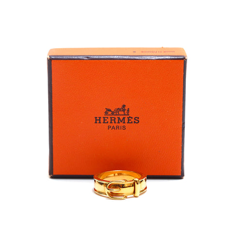 Hermes Belt motif size 61 size 21 ring gold P16399