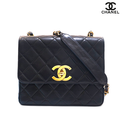 シャネル CHANEL マトラッセ チェーン ショルダーバッグ ブラック P16401