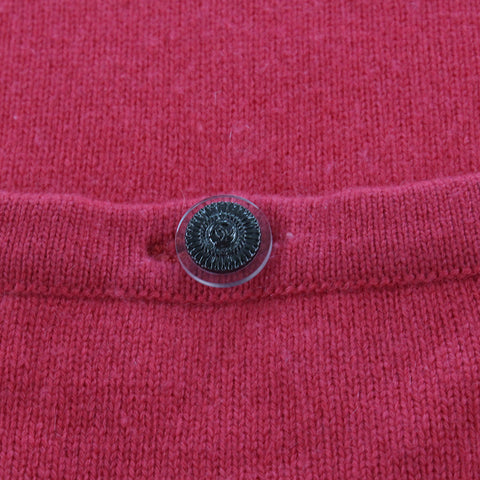 Chanel CHANEL Cashmere Knit Clover Emblem One Piece 09A Pink P2850