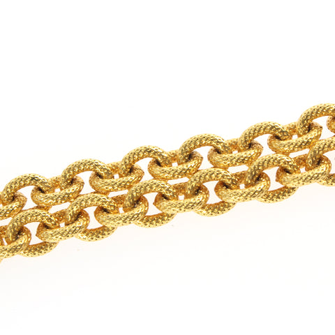 Chanel CHANEL Coco Mark Pendant Vintage Necklace Gold P2863