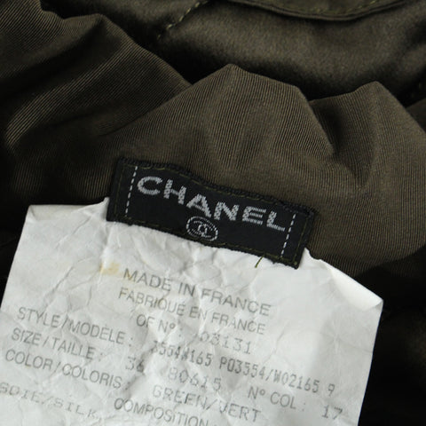 Chanel Chanel Logo Court Khaki P2938