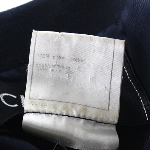 Chanel chanel coco botan bicolor veste jupe configuration swedy marine x beige p3132