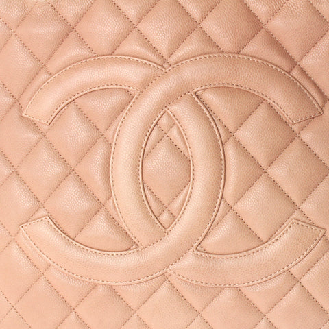 Chanel Caviar Skin Coco -Marke Nachdrucktasche Handtasche Nr. 12 Leder Pink P3165