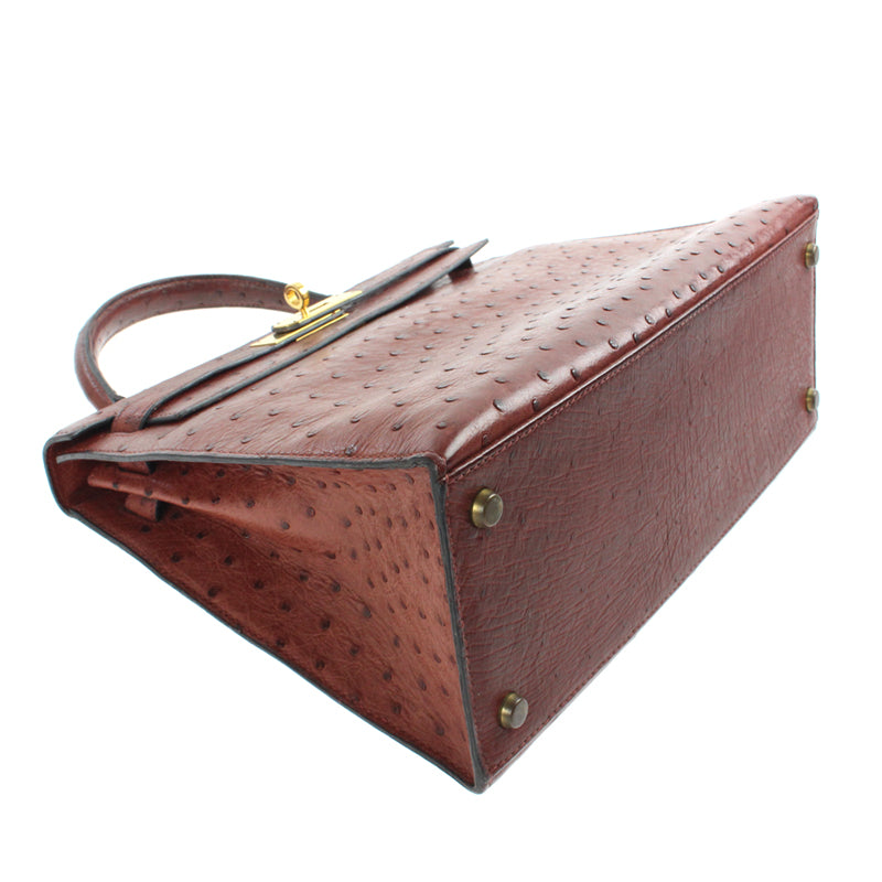 エルメス HERMES ケリー28 エキゾチックレザー ハンドバッグ ○R