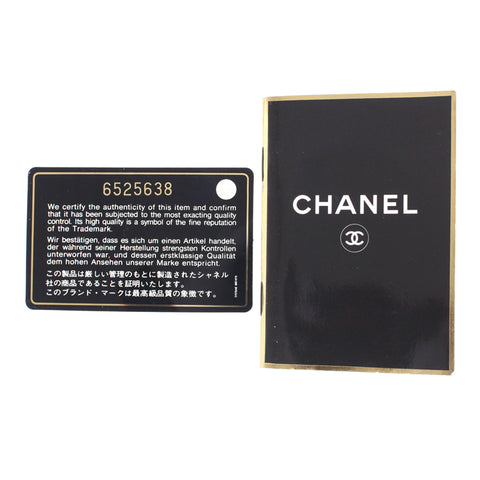 シャネル CHANEL バイカラー パテント チョコバー ショルダーバッグ 6番台 レザー ベージュ×レッド P3227