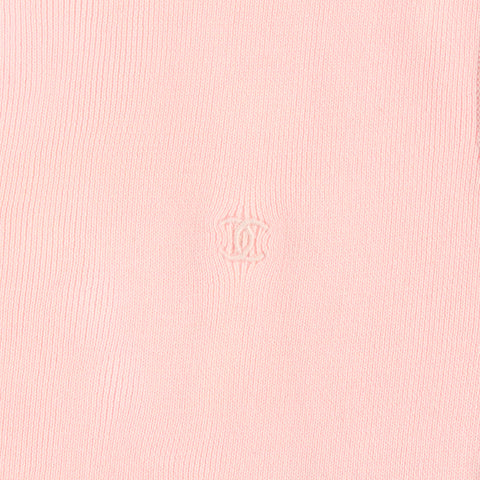 香奈儿香奈儿Coco Mark Take Top衬衫袖针织粉红色P3504