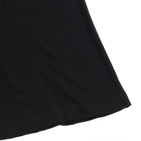Chanel Chanel Logo geschnitten -und Sew Short Sleeve T -Shirt 16 schwarz P4397
