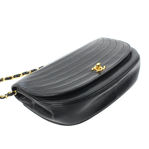 Chanel CHANEL Coco Mark Chain Shoulder Bag Black P5904